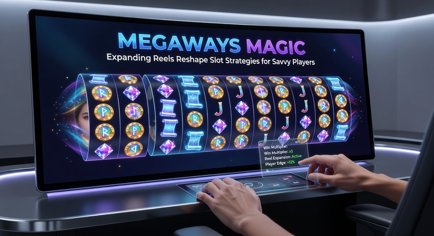 Close-up of cascading wins on an expanded Megaways grid with multipliers stacking high