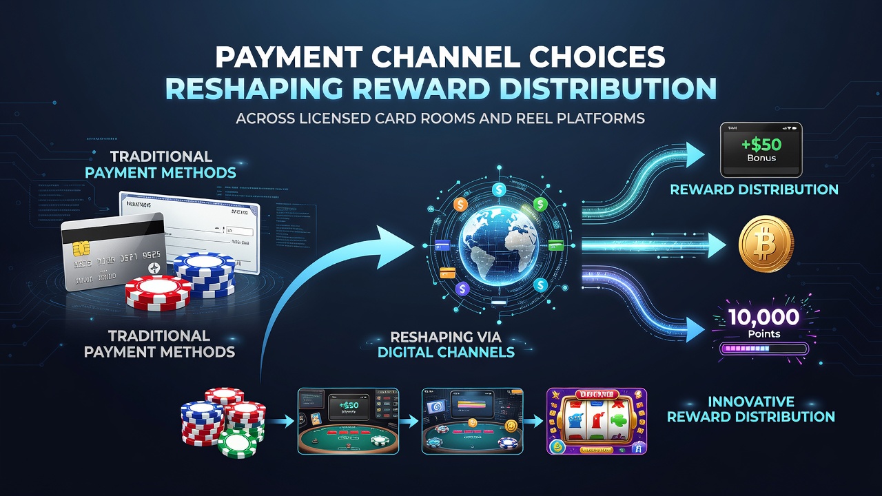 Analytics dashboard illustrating reward distribution trends across different mobile payment methods for slots and poker